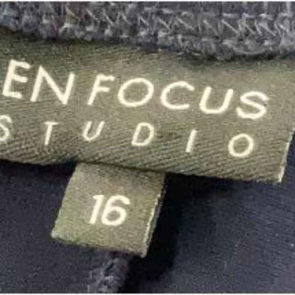 EnFocus Studio Cocktail Dress, Sleeveless, ALine, Navy, Size 16 - Picture 5 of 5